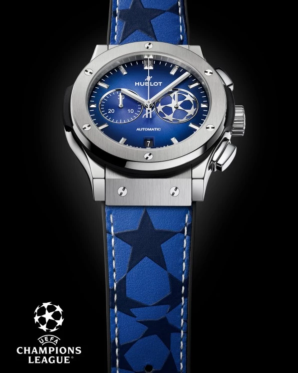 The Classic Fusion Chronograph UEFA Champions League Titanium © Hublot