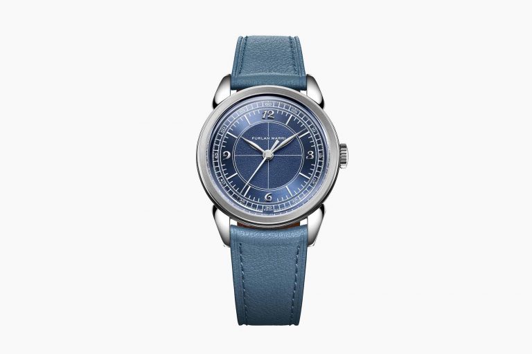 Montre Autres – modèle Furlan Marri Cornes de Vache Blue Sector, photo extraite de l’article Furlan Marri : Nouvelle Montre Blue Sector Cornes de Vache.