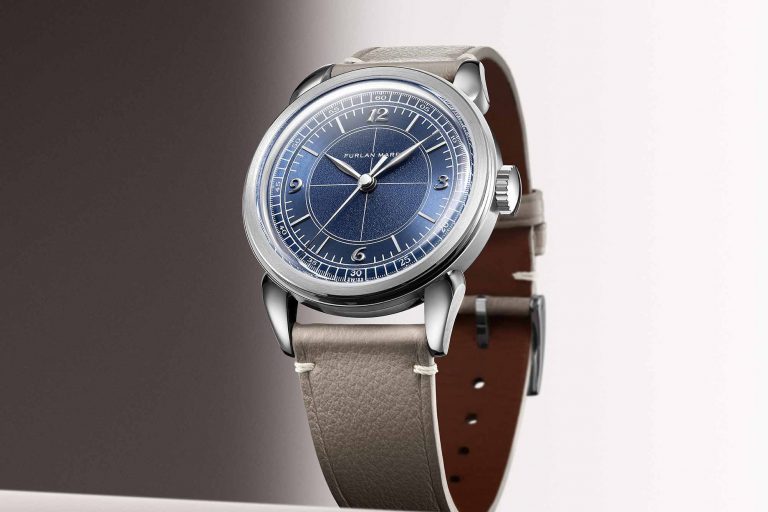 Montre Furlan Marri – modèle Furlan Marri Blue Sector, photo extraite de l’article Furlan Marri : Nouvelle Montre Blue Sector dans la Collection Cornes de Vache.