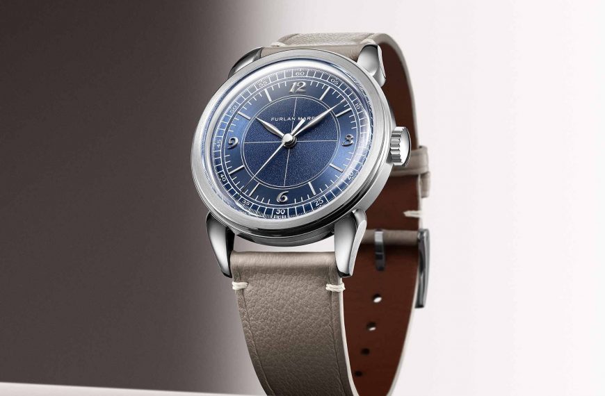 Montre Furlan Marri – modèle Furlan Marri Blue Sector, photo extraite de l’article Furlan Marri : Nouvelle Montre Blue Sector dans la Collection Cornes de Vache.