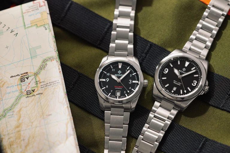 Montre Autres – modèle Monta Triumph V2, photo extraite de l’article À l'essai : la Monta Triumph V2.