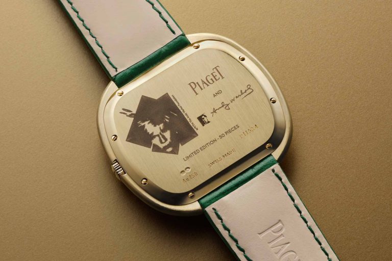 Montre Piaget – modèle Piaget Andy Warhol Collage Édition Limitée, photo extraite de l’article Piaget Andy Warhol Collage Édition Limitée : Hommage Luxueux à un Artiste Iconique.