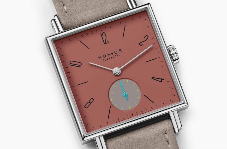 Montre Nomos – modèle Nomos Tetra Origins, photo extraite de l’article Nomos Tetra Origins : Un Retour aux Sources.
