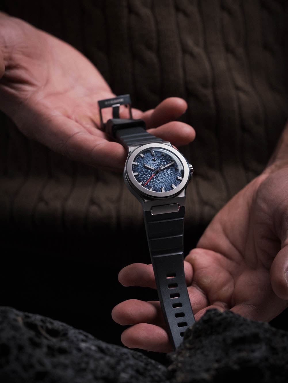 Bracelet et caractéristiques techniques de la Jan Mayen Titanium