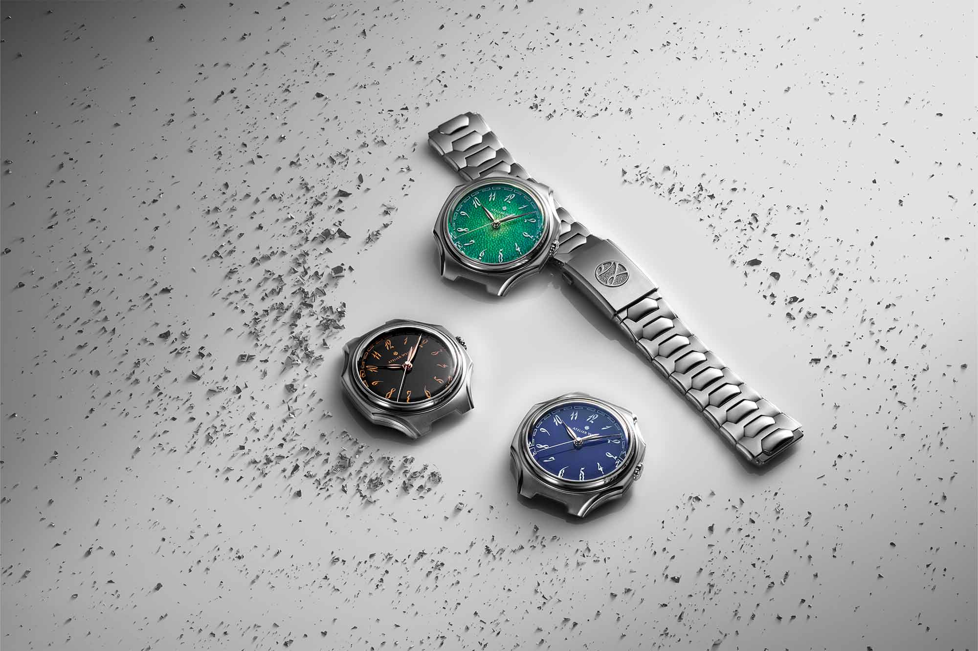 Cadran en émail de l'Inflection