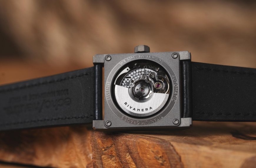 Montre echo/neutra – modèle Rivanera Piccolo, photo extraite de l’article Découvrez la Rivanera Piccolo par echo/neutra : Une montre iconique revisitée.