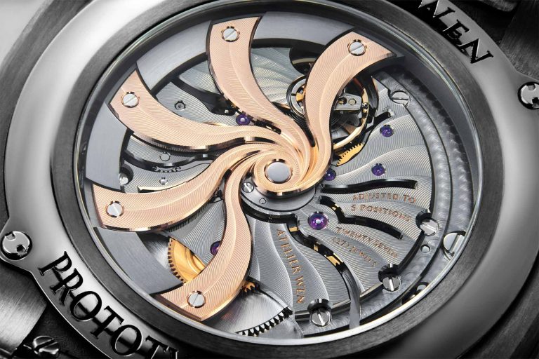 Montre Atelier Wen – modèle Atelier Wen Inflection, photo extraite de l’article Atelier Wen Inflection : Une Montre en Tantale Exclusif.