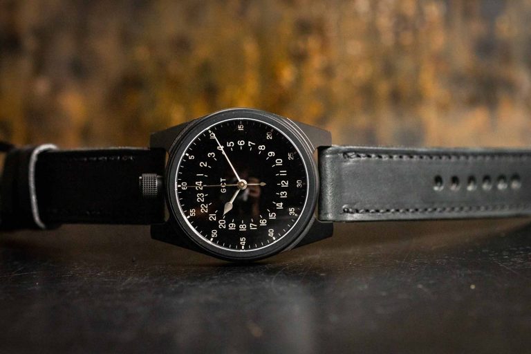 Montre Vortic – modèle Éditions Militaires Vortic, photo extraite de l’article Éditions Militaires Vortic 2023 : L'Éloge de l'Histoire et de l'Innovation.