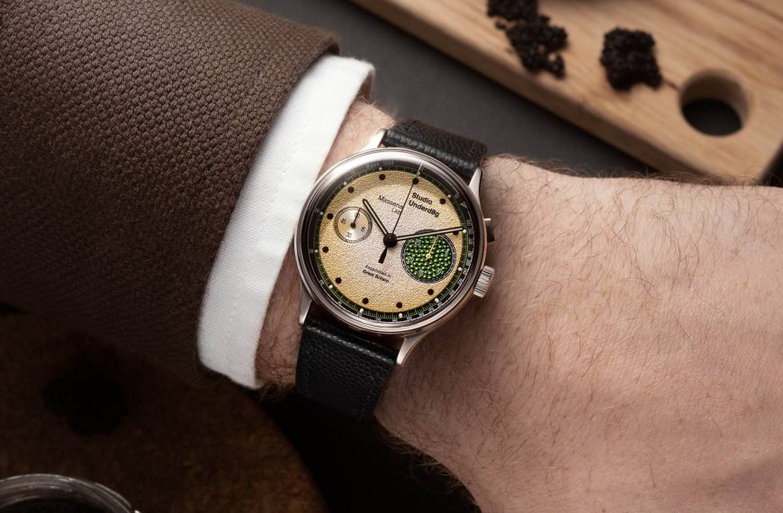 Montre Autres – modèle Studio Underd0g 03SERIES Champagne & Caviar, photo extraite de l’article Une édition limitée Studio Underd0g: perles de champagne et caviar avec Massena LAB.