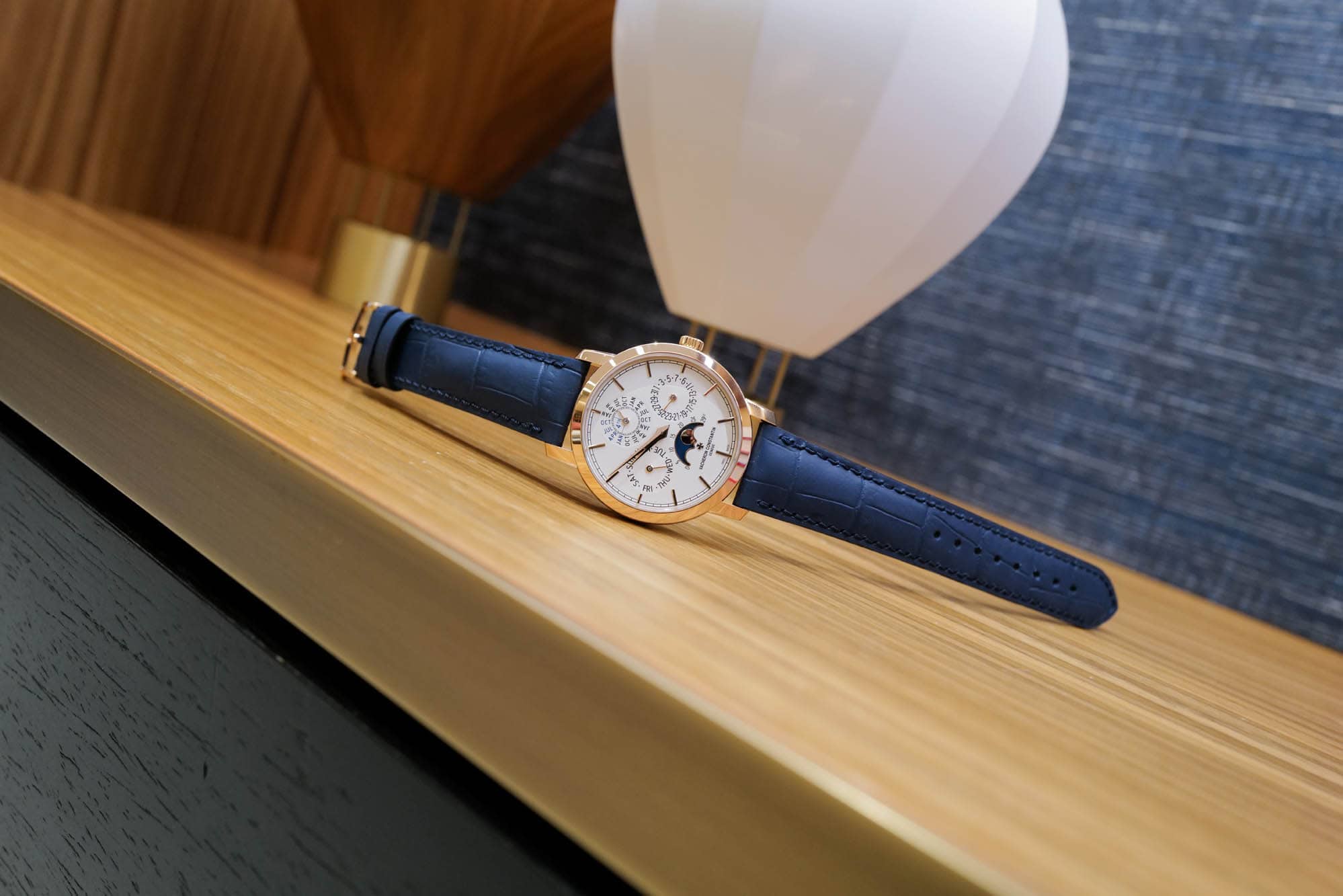 Montre Vacheron Constantin – modèle Vacheron Constantin Traditionnelle Calendrier Perpétuel Ultra Fin, photo extraite de l’article Le Nouveau Calendrier Perpétuel Ultra Fin Traditionnelle de Vacheron Constantin.