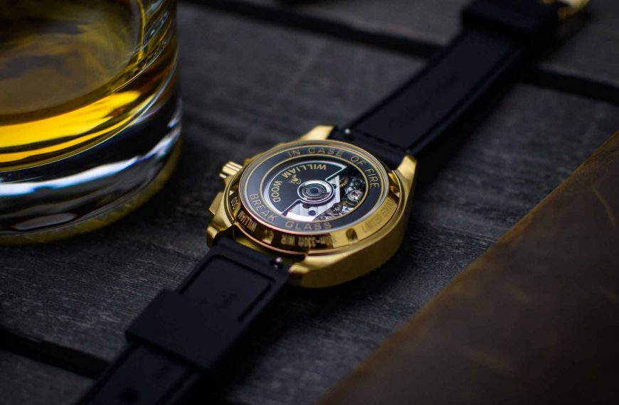 Montre William Wood – modèle William Wood Vintage Triumph, photo extraite de l’article Présentation de la William Wood Vintage Triumph.