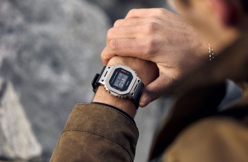 Montre G-SHOCK – modèle G-SHOCK G-STEEL, photo extraite de l’article Lookbook de Fêtes : Série G-SHOCK G-STEEL.